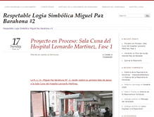 Tablet Screenshot of miguelpazbarahona.org